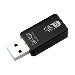 Best Seller Network Cards Suppliers USB Wireless Adapter USB Wireless Wifi Dongle 802.11AC 1200Mbps WiFi Adapter