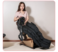 Bottes de massage à air pour la récupération des athlètes, thérapie de compression électrique à 8 chambres pour le corps