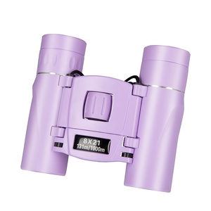 Bijia 8X21 Mini Gấp Đồ Chơi Ống Nhòm Chuyên Nghiệp Opera Săn Bắn Du Lịch Ống Nhòm Tím OEM Cho Opera & Du Lịch - Product Image 1