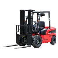 Chariot élévateur diesel industriel de 4000 kg avec réservoir de 60 L, fourni par l'usine pour les zones de conteneurs et la logistique