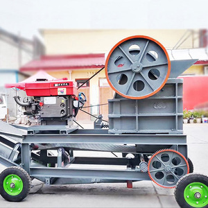 Diesel Powered Small Jaw Crusher <b>Machine</b> for <b>Mining</b> Quarry Rock Crushing Equipment - Product Image 3