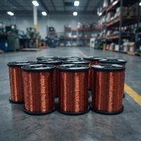 Bobines de moteur de chauffage industriel en fil d'aluminium émaillé QZYL-2/180 ROHS, transformateurs
