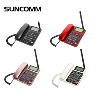 Téléphone fixe GSM double SIM avec écran quadrillé, double carte SIM et double veille, lecture MP3, radio FM – Meilleures ventes