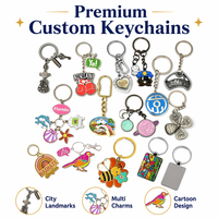 Porte-clés en émail personnalisé, porte-clés en métal en forme de dessin animé, porte-clés souvenir de voyage, porte-clés promotionnel, porte-clés en alliage de zinc