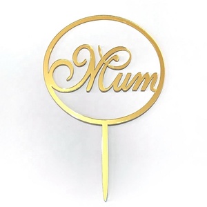 I <span class=keywords><strong>Love</strong></span> Mamma Festa della Mamma Acrilico <span class=keywords><strong>Cake</strong></span> Topper - Product Image 3