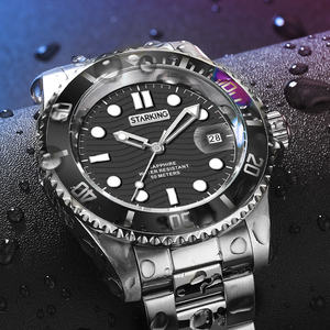 लक्जरी अनुकूलित 316 एल स्टेनलेस स्टील उच्च पानी प्रतिरोध और सुपर चमकदार कार्य पुरुषों की स्वचालित यांत्रिक घड़ी - Product Image 6