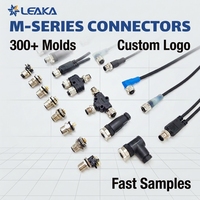 مجموعة كابلات LEAKA مخصصة من سلسلة M (M8، M12، M16، M23) مع موصل مقاوم للماء IP67 للأتمتة الصناعية، متاحة بنظام OEM وODM