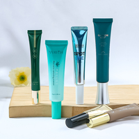 Tubes en plastique d'emballage en céramique et de tuyau de 10ml 15ml 20ml personnalisés Tube cométique de crème d'oeil pour l'usage cosmétique
