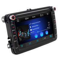 Autoradio 8 pouces Android 2 Din Smart Voice GPS Wifi BT 4G DSP Hi-Res Audio Stéréo pour VW VOLKSWAGEN SKODA