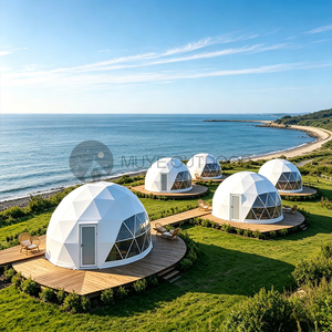 Domo Geodésico Transparente <span class=keywords><strong>de</strong></span> Lujo para Glamping y Safari al Aire Libre - Impermeable, Resistente al Fuego, para Todas las Estaciones - Product Image 6