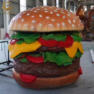 SGAI45 interior restaurante decoración Animatronic modelo Zigong fábrica personalizada hamburguesa simulada - Product Image 4