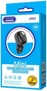 Mini casque Bluetooth noir JI002, écouteurs sans fil pour appels et musique - Product Image 3