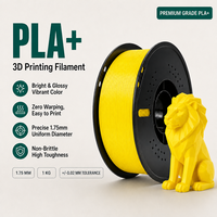 Filament PLA+ Premium 1,75 mm 1 kg Couleur brillante et éclatante Filament plastique pour imprimante 3D Sans déformation Filament PLA pour imprimante 3D