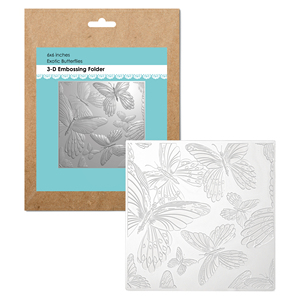 23087 6*6inch 3D dập nổi thư mục DIY Nhựa dập nổi thư mục bướm mô hình dập nổi thư mục thẻ làm và scrapbooking - Product Image 3