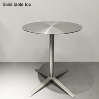 Meubles de Restaurant Style industriel, Table à manger pour 2 sièges en acier inoxydable, pour Bar et café, prêt à transporter, nouveau,
