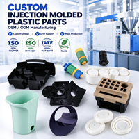 Komponen Cetakan Injeksi Plastik Kustom OEM ABS PP Komponen Plastik Cetak Kustom untuk Peralatan Rumah Tangga dan Industri