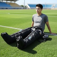 Masseur de jambes portable VU, machine de thérapie par compression d'air à 8 chambres, favorise la circulation sanguine, soins après l'exercice, physiothérapie