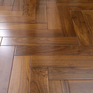 Pavimento in Legno <span class=keywords><strong>Massello</strong></span> di Noce a Spina di Pesce a 3 Strati con 1 Listello in <span class=keywords><strong>Rovere</strong></span> - Product Image 2