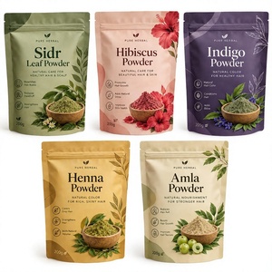 OEM ODM Marca Privada 200g Polvo Natural para el Cuidado del Cabello al por Mayor, Polvo de Sidr, Hibisco, Indigo, Henna y Amla para un Cabello Natural y Saludable - Product Image 1