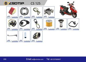 Vente en gros de pièces détachées pour motocyclette Élément de filtre à air pour moteur de <span class=keywords><strong>moto</strong></span> Type de papier pour CITY125/CS125/CS125 LED - Product Image 3