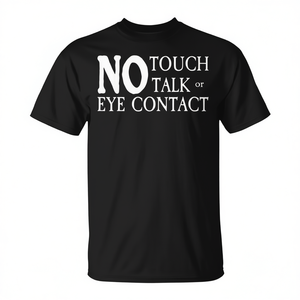 T-shirt « Pas de conversation ni contact visuel » pour chien d'assistance - Product Image 3