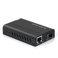 Convertisseur de média fibre optique mini 10/100Base-TX RJ45 100Base-FX monomode SC 1310/1550nm 20km 5G avec garantie de 3 ans et certification RoHS