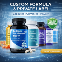 OEM Postbiotische Darm- en Immuunondersteunende Capsules 60 stuks Spijsverteringsenzymen Probiotisch Supplement Private Label Fabrikant