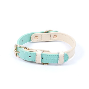 Collar de cuero para perros, collar antipérdida y antiasfixia, correa para perros, collarín, artículos para mascotas para perros pequeños y medianos. - Product Image 1