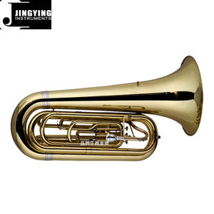 2023 Jingying Musique Vent En Laiton, Corps En Laiton Nickel Blanc Cuivre <span class=keywords><strong>Piston</strong></span> JYTU-E170 Marche <span class=keywords><strong>Tuba</strong></span> - Product Image 2