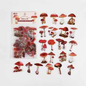 Paket Stiker Jurnal Perencana PET, Seri Botani, Stiker Potong Presisi Tanaman Vintage, untuk Scrapbook, Kerajinan DIY, Grosir - Product Image 6