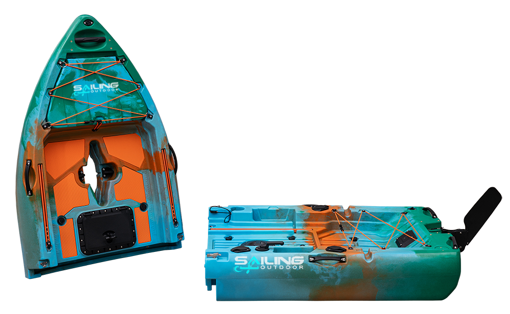 2pcs kayak(no chair, no drive)- Mixed Color