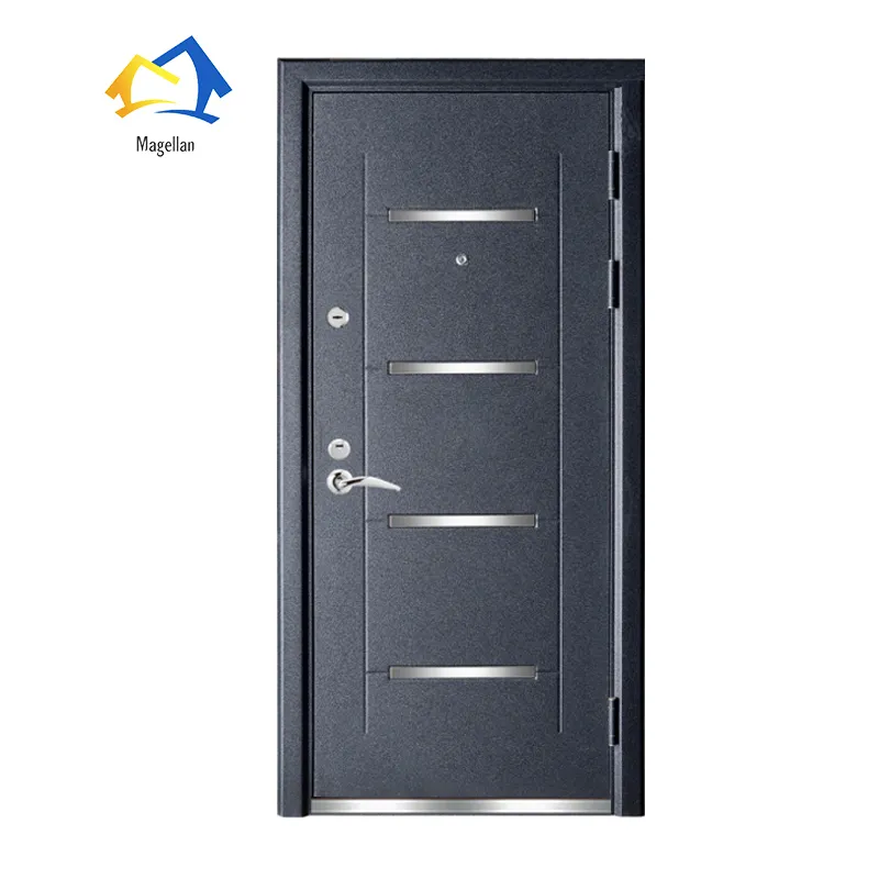 Vendita calda porta di sicurezza principale esterna porta di sicurezza per la casa porta di sicurezza in acciaio porta di sicurezza per la casa