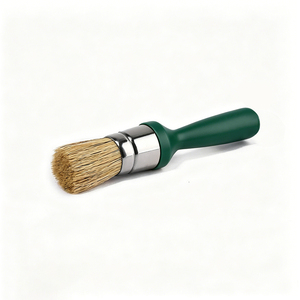 Pinceaux à peinture en poils naturels en gros, manche en bois, pour meubles, murs, bricolage, artisanat, fournitures artistiques - Product Image 3