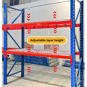 Estantes de metal de alambre alto Estante Estantería de paleta de servicio pesado Estantes de almacenamiento y estanterías - Product Image 4