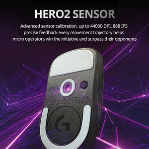 Souris de jeu sans fil G PRO X Superlight 2 <span class=keywords><strong>SE</strong></span> avec rétroéclairage RGB, capteur <span class=keywords><strong>HERO</strong></span> 2 de 60 g, 44 000 DPI, 888 IPS, 6 boutons, pour droitiers et gauchers - Product Image 3