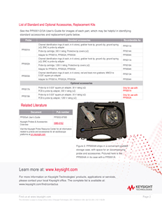 Keysight PP0001A Hi-Z+ Probe, แบนด์วิดท์อนาล็อก 1 GHz, แรงดันไฟฟ้าอินพุต 300 Vrms II - รับส่วนลด - Product Image 2