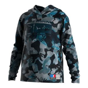 เสื้อฮู้ด Oem Odm 2023 ป้องกันแสงแดด UPF 50 เสื้อฮู้ดแบบติดกระดุม แขนยาว ดีไซน์ล่าสุดปี 2022 สำหรับผู้ใหญ่และเด็ก เสื้อสำหรับตกปลา - Product Image 1