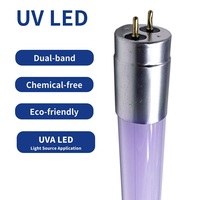 Lampe ultraviolette piège à moustiques SMD2835 7W 9W T8 LED lumière UV UVA 365nm 395nm UVB UVC Tube lumière pour centre commercial Restaurant parc ferme