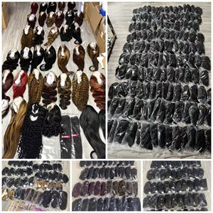 巴西原生发假发直发透明高清13x4蕾丝前额假发批量购买无胶假发黑人女性 - Product Image 4