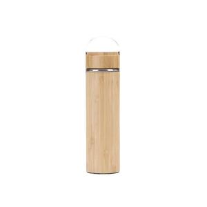 <b>Bamboo</b> Shell Stainless Steel Thermos <b>Cup</b> 304 With Handle Portable <b>Travel</b> Drink <b>Cup</b> For Business Gifts - Product Image 4
