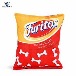 Jouet en peluche <span class=keywords><strong>pour</strong></span> <span class=keywords><strong>chien</strong></span> en forme de sac de chips, jouet amusant <span class=keywords><strong>pour</strong></span> chiot en forme de sac de maïs croustillant <span class=keywords><strong>avec</strong></span> motif d'os, jouet en peluche doux <span class=keywords><strong>pour</strong></span> <span class=keywords><strong>chien</strong></span> <span class=keywords><strong>pour</strong></span> le jeu et le rapport - Product Image 1
