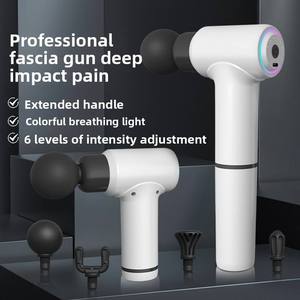<span class=keywords><strong>Pistolet</strong></span> de <span class=keywords><strong>massage</strong></span> portatif à 6 vitesses pour tissus profonds, avec poignée d'extension, pour relaxation musculaire par vibration corporelle - Prix usine - Product Image 2
