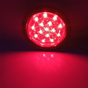 Aprobado SAE punto estándar de <span class=keywords><strong>4</strong></span> pulgadas ronda LED luces de cola para camión remolque autobús, etc. - Product Image 2