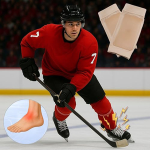 Manchons en gel, chaussettes rembourrées pour patins pour amortir et protéger la zone de contact des patins pour le patinage sur <span class=keywords><strong>glace</strong></span>, le hockey, le roller, le ski ou les bottes - Product Image 5