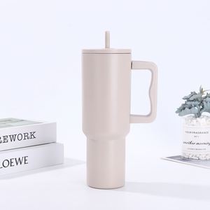 40oz H4.0 Handle Car <b>Travel</b> <b>Mug</b> Stainless Vacuum Tumbler Lid Straw Non-Slip ODM Custom Design - Product Image 1