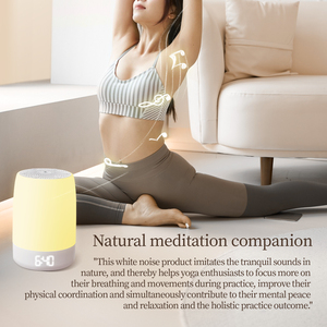 Xách tay trắng tiếng ồn máy thời gia-to-tăng Đồng hồ báo thức nightlight & Healing âm thanh trị liệu máy Wi-Fi điều khiển từ bất cứ nơi nào ứng dụng - Product Image 5
