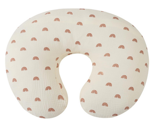 Oreiller en coton en forme de U, doux, portable et réglable, avec support pour le cou du bébé, oreiller d'allaitement, oreillers d'allaitement originaux - Product Image 3