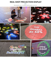 Projecteur Gobo LED NEBULA 15W-55W IP65 en alliage d'aluminium pour projection d'images et de logos publicitaires en extérieur