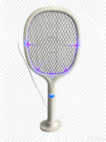 Raquette anti-moustiques électrique rechargeable par USB multifonctionnelle pour une utilisation en intérieur et en extérieur