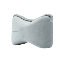 Oreiller pour les genoux en mousse à mémoire de forme Oreiller pour les jambes à rebond lent pour l'hôtel Technics tricotés Soulagement de la pression pour les femmes enceintes